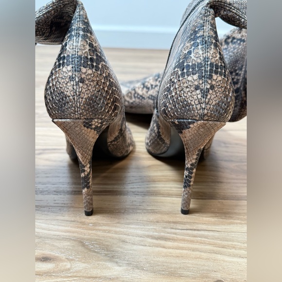 STELLA MCCARTNEY - 100mm Stella Iconic Python Print Boots Size 39 - Picture 11 of 16